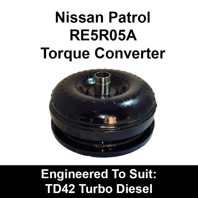 Torque Converter to suit Nissan RE5 - behind TD42 Turbo Diesel